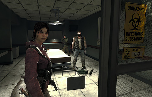 画像集#004のサムネイル/［E3 2008＃11］Valveの新作「Left 4 Dead」は，ホラー映画を究極的に再現 
