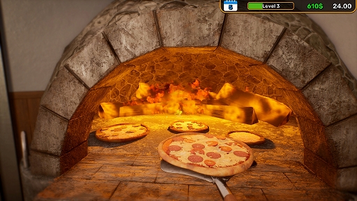 画像ギャラリー No.003のサムネイル画像 / 最大6人協力ピザ屋経営シム「Pizza House Simulator」，配信開始。作業を効率化し，レストランが混乱に陥る前にお客を満足させよう