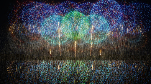 画像ギャラリー No.007のサムネイル画像 / 花火大会制作シミュレーション「BURST NOIR - Fireworks Simulator」,9月初旬にSteamで発売。タイムライン上で花火を自由に配置