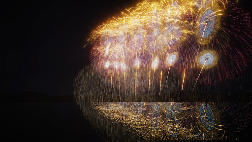 画像ギャラリー No.008のサムネイル画像 / 花火大会制作シミュレーション「BURST NOIR - Fireworks Simulator」,9月初旬にSteamで発売。タイムライン上で花火を自由に配置