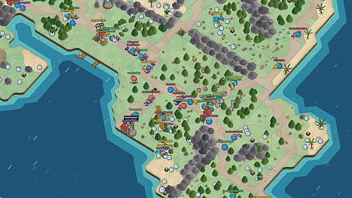 画像ギャラリー No.001のサムネイル画像 / MMORPGの裏側を運営するシミュレーション「MMOS: MMO Simulator」,Steamで体験版を配信中。数千人の自律型冒険者を満足させよう