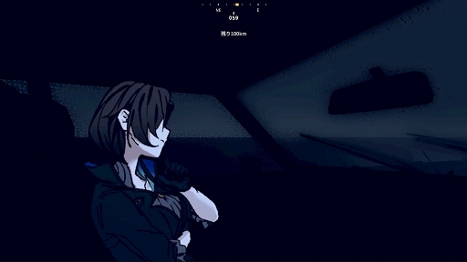 画像ギャラリー No.002のサムネイル画像 / 雨の高速道路を走りながら怪異の謎に迫る。体験型ロードムービーADV「DRIVE IN THE RAIN」,Steamストアページを公開