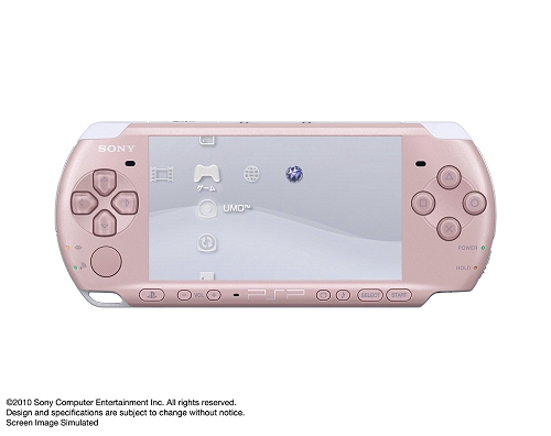 PSP-3000の新色「ブロッサム・ピンク」が2010年3月4日に数量限定で発売