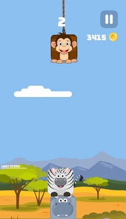 画像ギャラリー No.004のサムネイル画像 / 「つみあげアニマル」がYahoo!ゲームの「かんたんゲーム」で配信開始