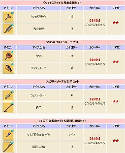 画像ギャラリー No.005のサムネイル画像 / 「コンチェルトゲート フォルテ」,くじに48種の装備が登場。必ず装備が当たる