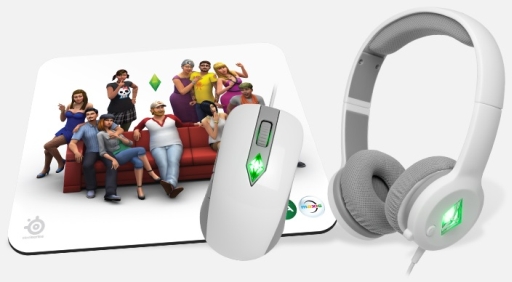 画像集#001のサムネイル/SteelSeries,「The Sims 4」用にデザインしたマウスやヘッドセットを発表