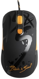 画像集#001のサムネイル/SteelSeries,ゲーマー向けマウス「Kana」とマウスパッド「QcK mini」の「ブレイドアンドソウル」コラボモデルを7月25日に発売