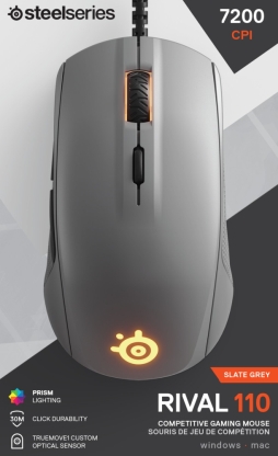 画像ギャラリー No.003のサムネイル画像 / SteelSeriesのエントリー向けマウス「Rival 110」にホワイトとグレー2つのカラバリが加わる
