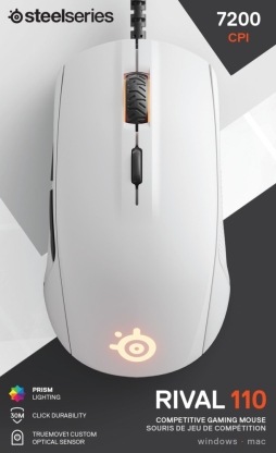 画像ギャラリー No.006のサムネイル画像 / SteelSeriesのエントリー向けマウス「Rival 110」にホワイトとグレー2つのカラバリが加わる