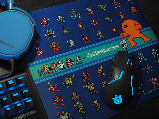 ロックマン モチーフのsteelseries製マウスパッドが2月28日より国内限定販売へ 日本限定 Gaming Retrospective シリーズ第3弾