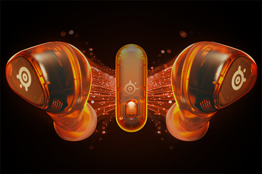 半透明オレンジが目を惹く完全ワイヤレスイヤフォン「Arctis