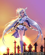 画像集#014のサムネイル/工画堂スタジオ「暁のアマネカと蒼い巨神」の概要公開。発売は2008年3月に