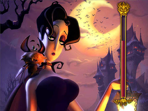 画像集#006のサムネイル/主人公の流し目が色っぽいアドベンチャー,「A Vampyre Story」のデモ版をUp