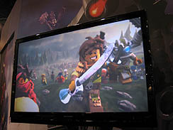 画像ギャラリー No.004のサムネイル画像 / 開発中の,「LEGO Universe」がラスベガスで開催されたCES会場で公開。直撮りムービーを4Gamerに掲載