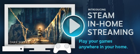 画像集#002のサムネイル/「Steam」の新機能「In-Home Streaming」が全ユーザーに開放。Steamに対応したOS間のリアルタイムストリーミングが可能に