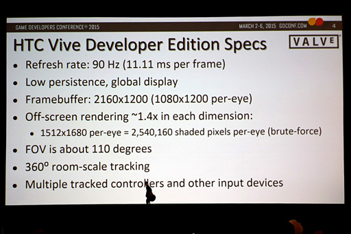 ꡼ No.003 | GDC 2015ϡSteamVRפȤϲ ValveVR󥰵Ѥ