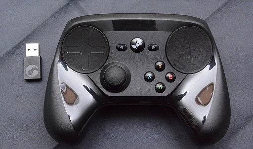 ValveのPC用ワイヤレスゲームパッド「Steam Controller」が国内販売