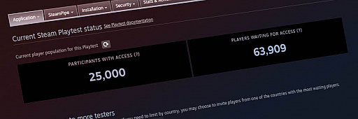 画像ギャラリー No.001のサムネイル画像 / ゲームのプレイテストがより簡便に。Steamのパブリッシャ・デベロッパ向け新機能「Steam Playtest」登場