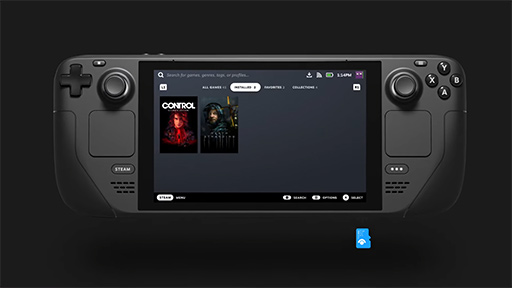 画像ギャラリー No.007のサムネイル画像 / Valve,小型ゲームPC「Steam Deck」の全体像や各機能を紹介する新ムービーを公開