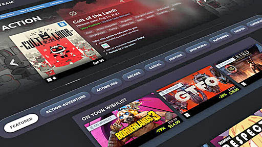 画像ギャラリー No.002のサムネイル画像 / Steam,検索性とパーソナライズ性の向上を目指した大規模アップデートを実施