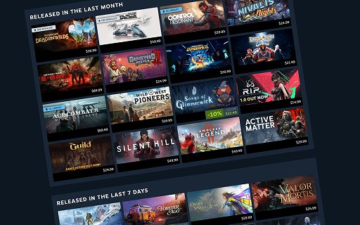 画像ギャラリー No.002のサムネイル画像 / Steamの「パーソナルカレンダー」機能が正式リリース。プレイ傾向をもとに,新作や近日発売のおすすめゲームを紹介