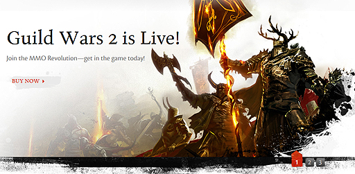 Guild Wars 2 の正式サービスがスタート プレオーダーでミリオン達成 アーリーアクセス段階で40万人もの同時アクセス数を記録