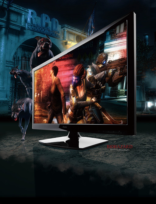 画像ギャラリー No.001のサムネイル画像 / iiyama製ディスプレイ「ProLite G2773HS」が「バイオハザード オペレーション・ラクーンシティ」推奨認定を取得