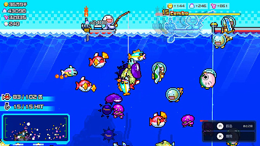 画像ギャラリー No.005のサムネイル画像 / 1億匹の魚を釣り切れ。インクリメンタル釣りACT「海の魚、ぜんぶ釣る」,体験版をSteamで本日配信