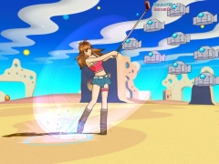 画像集#013のサムネイル/「スプラッシュ!ゴルフ」,ファンタジーゾーンな新コースやモロ星人なクラブセットなど実装