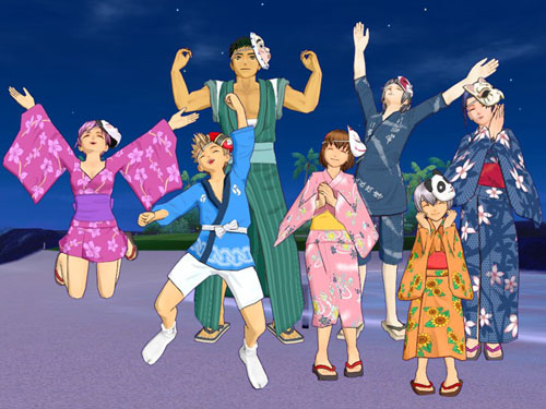 画像集#001のサムネイル/「セガ スプラッシュ!ゴルフ」浴衣と子供クラブで最後の夏を満喫