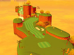 画像集#006のサムネイル/「スプラッシュ!ゴルフ」に,お馴染みのギミックが散りばめられたソニックコース「スペシャル」登場