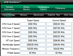 画像集#005のサムネイル/ネイティブクアッドコアの真価を探る,「Phenom 9900/2.6GHz」プレビュー
