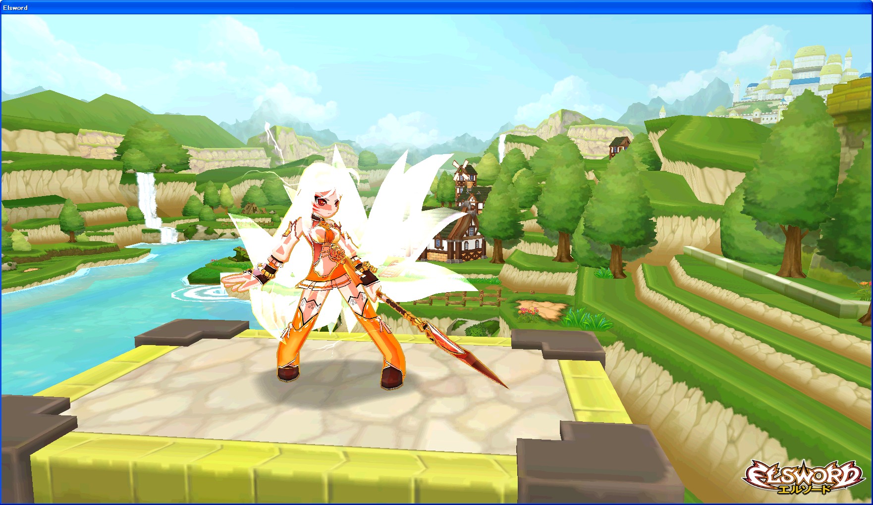 画像集 005 Elsword に2年振りの新キャラクター アラ ハーン が登場 九尾の狐を憑依させることで発揮されるアラの能力をテストプレイで検証する