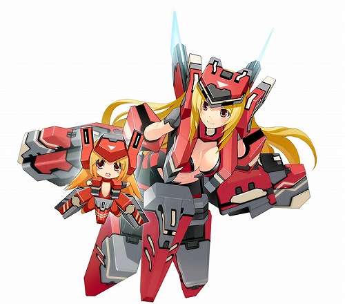 画像ギャラリー No.001のサムネイル画像 / 「コズミックブレイク」，新空戦ロボ“パシファール”が21日に登場