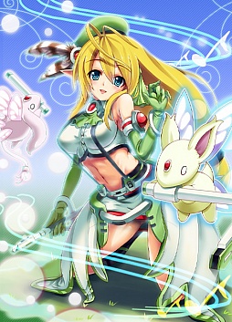 画像ギャラリー No.001のサムネイル画像 / 「コズミックブレイク」,新ヒューマノイドのフルーネ・アフェットとイルミスが登場