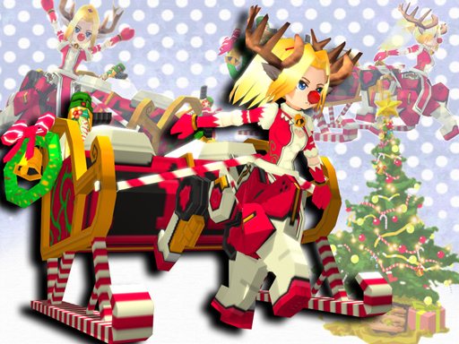 画像ギャラリー No.001のサムネイル画像 / 「コズミックブレイク」クリスマス限定バトルビークル「Xmas ラズフラム」登場