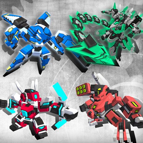 画像ギャラリー No.001のサムネイル画像 / 「コズミックブレイク」1月24日の更新で「ガラポン1号機」に新ロボ8体が登場