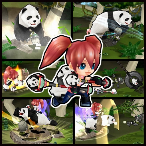 画像ギャラリー No.001のサムネイル画像 / 「ゲットアンプド2」6月4日にアンケートガチャ開始。双棍「大熊猫」も実装