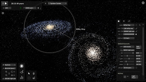 画像ギャラリー No.003のサムネイル画像 / インディーズゲームの小部屋:Room#180「Universe Sandbox」