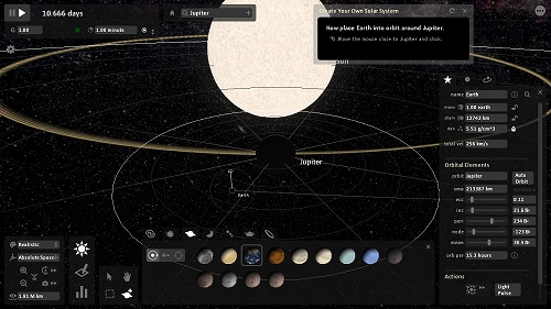 画像ギャラリー No.005のサムネイル画像 / インディーズゲームの小部屋:Room#180「Universe Sandbox」