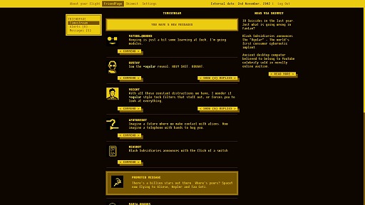 画像ギャラリー No.002のサムネイル画像 / インディーズゲームの小部屋:Room#448「Killing Time at Lightspeed: Enhanced Edition」