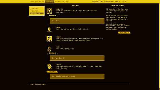 画像ギャラリー No.004のサムネイル画像 / インディーズゲームの小部屋:Room#448「Killing Time at Lightspeed: Enhanced Edition」