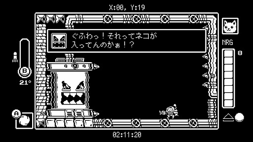 画像ギャラリー No.013のサムネイル画像 / インディーズゲームの小部屋:Room#585「Gato Roboto」