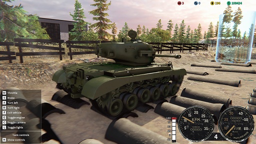 画像ギャラリー No.012のサムネイル画像 / インディーズゲームの小部屋:Room#627「Tank Mechanic Simulator」