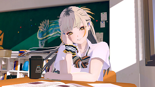 画像ギャラリー No.008のサムネイル画像 / 文学少女の次に,クラスで人気のギャルが登場! チルい雰囲気に浸りながら,感情豊かな少女とデスクワークに励む作業用ADV「Chill with You : SHIOI's Sparkling Scenes」発表