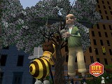 画像集#006のサムネイル/映画「ビームービー」がベースのアクションゲーム,「Bee Movie Game」のデモ版を掲載
