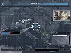 画像集#001のサムネイル/会社でプレイするとすぐにばれるボイスコマンドシステムを搭載したRTS,「EndWar」のスクリーンショットを掲載