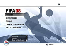 画像集#017のサムネイル/FIFA公認で選手もチームもすべて実名,「FIFA 08」のデモ版を掲載