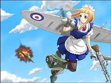 画像集#007のサムネイル/システムソフト・アルファーの新作ストラテジーは萌え路線。 「萌え萌え2次大戦(略)」11月発売