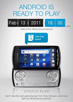 画像集#002のサムネイル/「Xperia Play」，Sony Ericssonの公式Facebookページにおいて2月13日に正式発表。噂の“プレステ携帯”の本体写真が先行公開